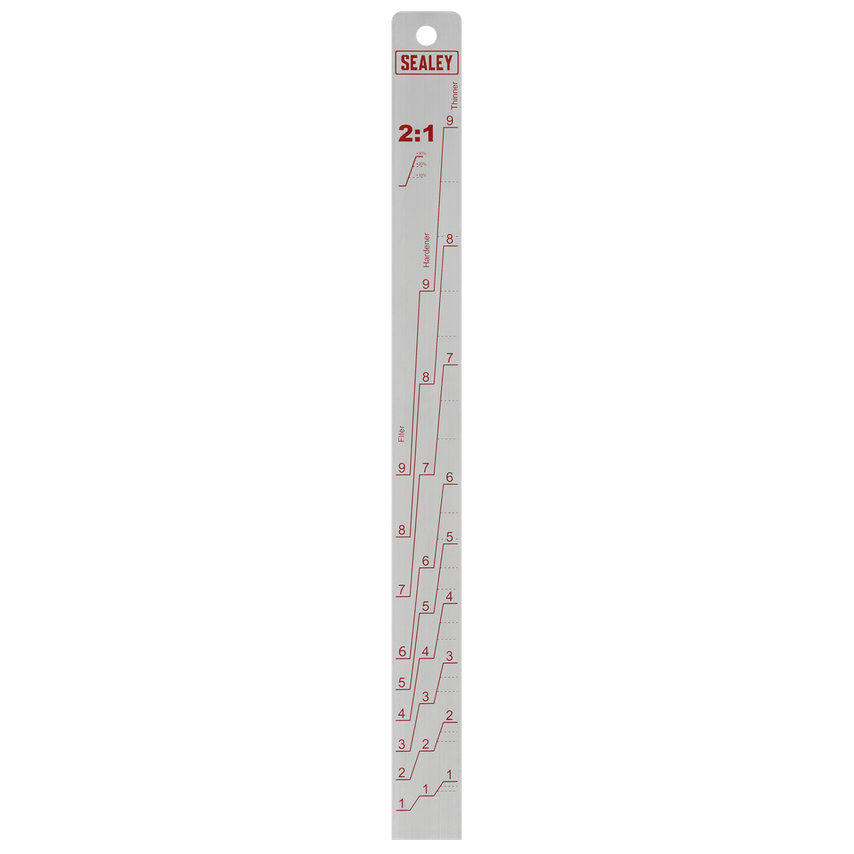 Aluminium Paint Measuring Stick 2:1/4:1
