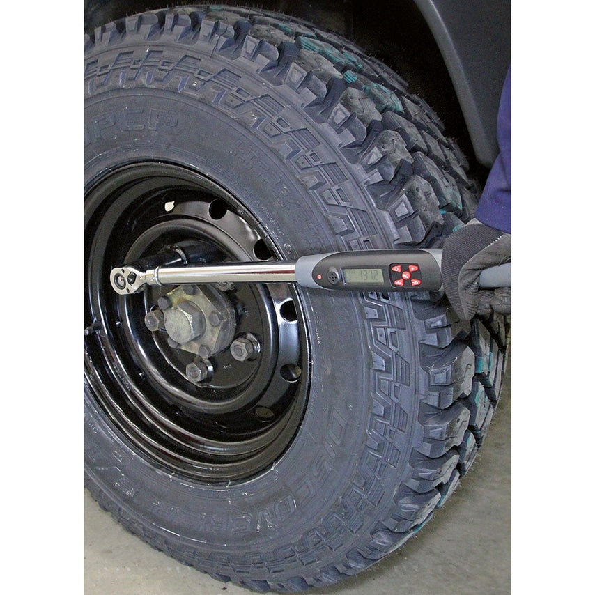 Angle Torque Wrench Digital 1/2" Square Drive 20-200nm (14.7-147.5LB.FT)