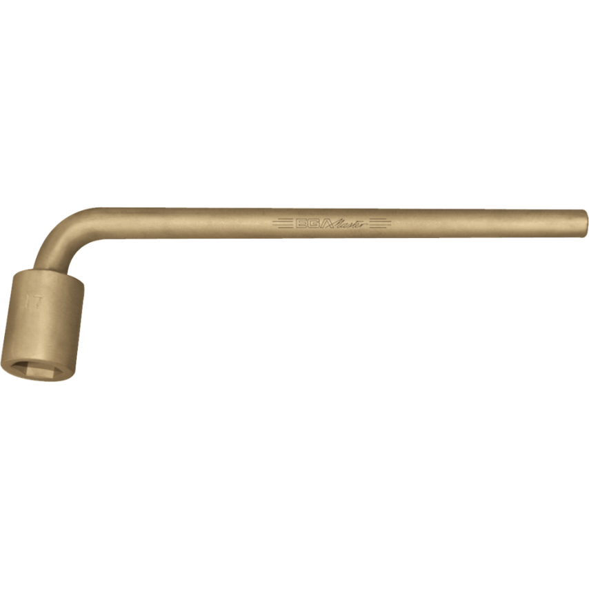 Angled Socket Wrench 16mm Non Sparking Cu-Be