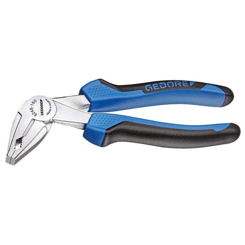 Angled combination pliers 160 mm