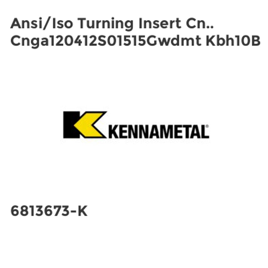 Ansi/Iso Turning Insert Cn.. Cnga120412S01515Gwdmt Kbh10B