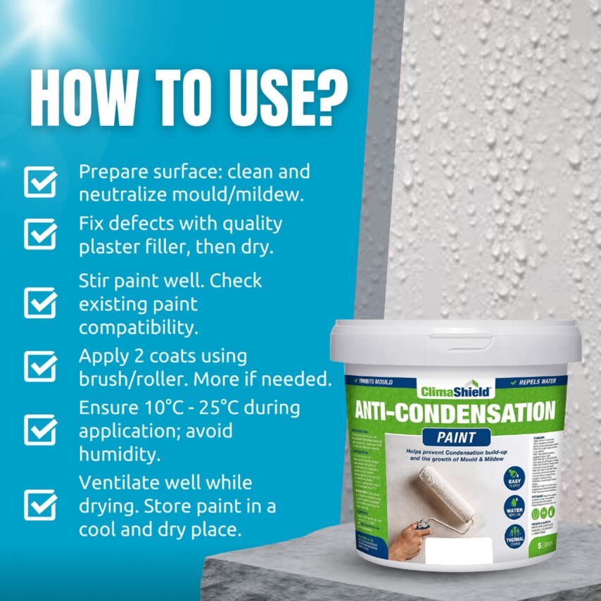 Anti-Condensation Paint Brick Red 2.5 Liter