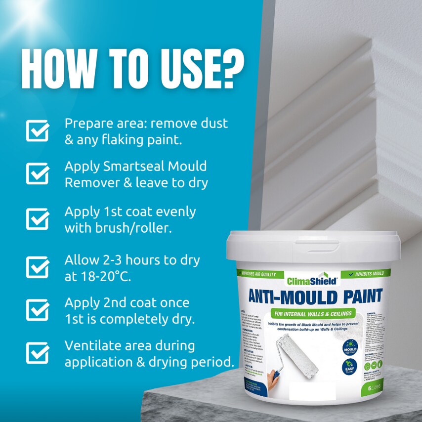 Anti-Mould Paint Wessex Stone 2.5 Liter