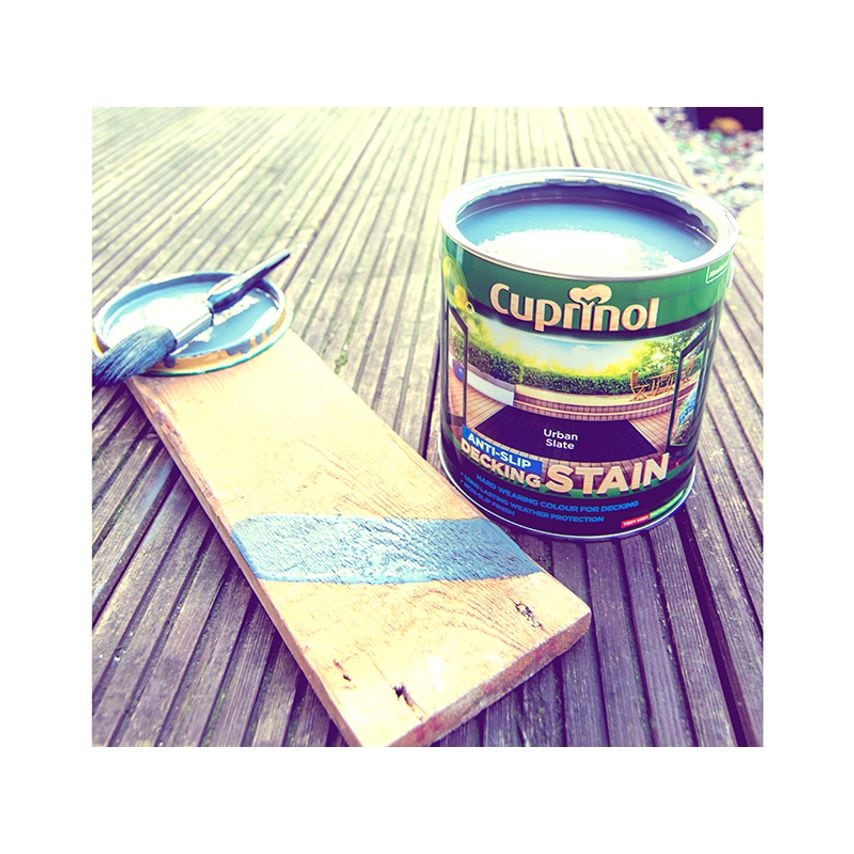 Anti-Slip Decking Stain Silver Birch 2.5 litre CUPUTDSSB25L