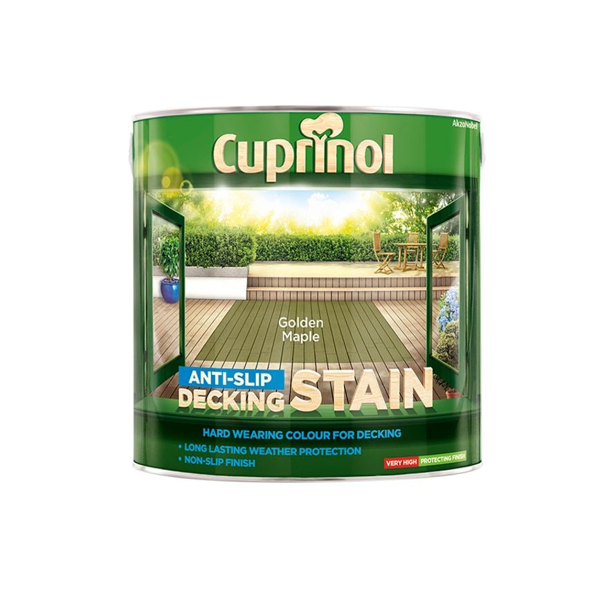 Anti-slip Decking Stain Golden Maple 2.5 Litre