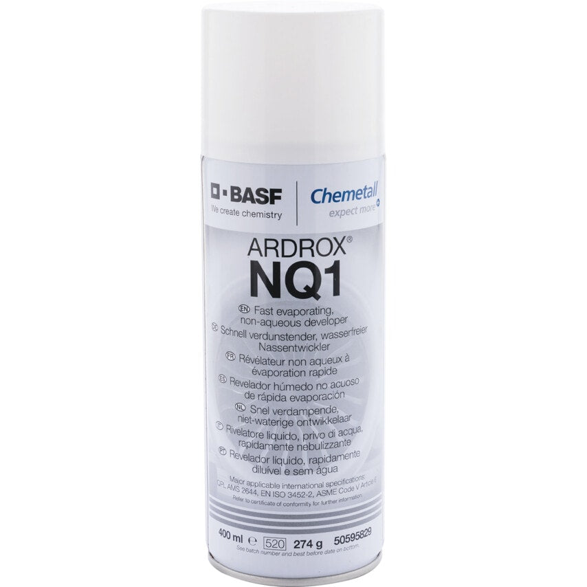 Ardrox NQ1 Flawfinder Developer Aerosol - 400ml