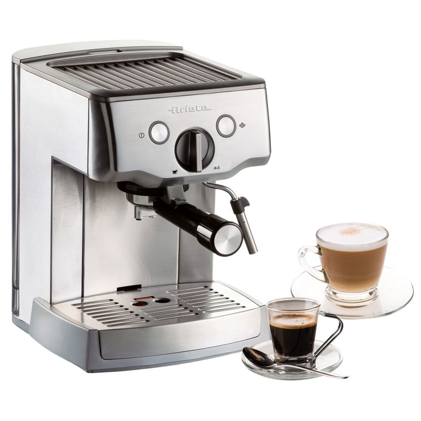 Ariete Ar1324 Metal Espresso Coffee Maker Stainless Steel