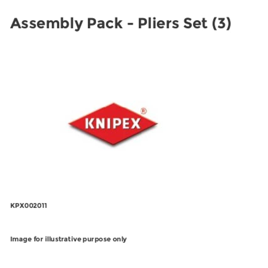 Assembly Pack - Pliers Set (3) KPX002011