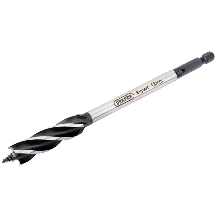 Auger Bit 4 Fluted 12mm Carbon Steel