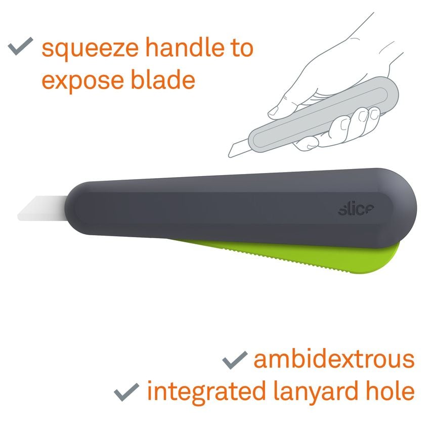 Auto-Retractable Squeeze-Trigger Utility Knife