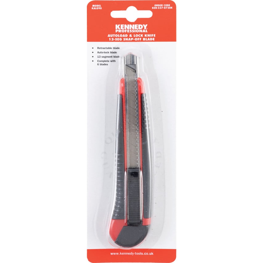 Autoload & Lock Knife 1 3-Seg Snap-off Blade