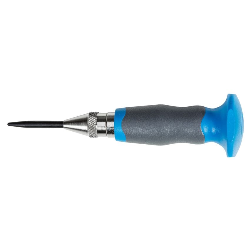 Automatic centre punch with tip