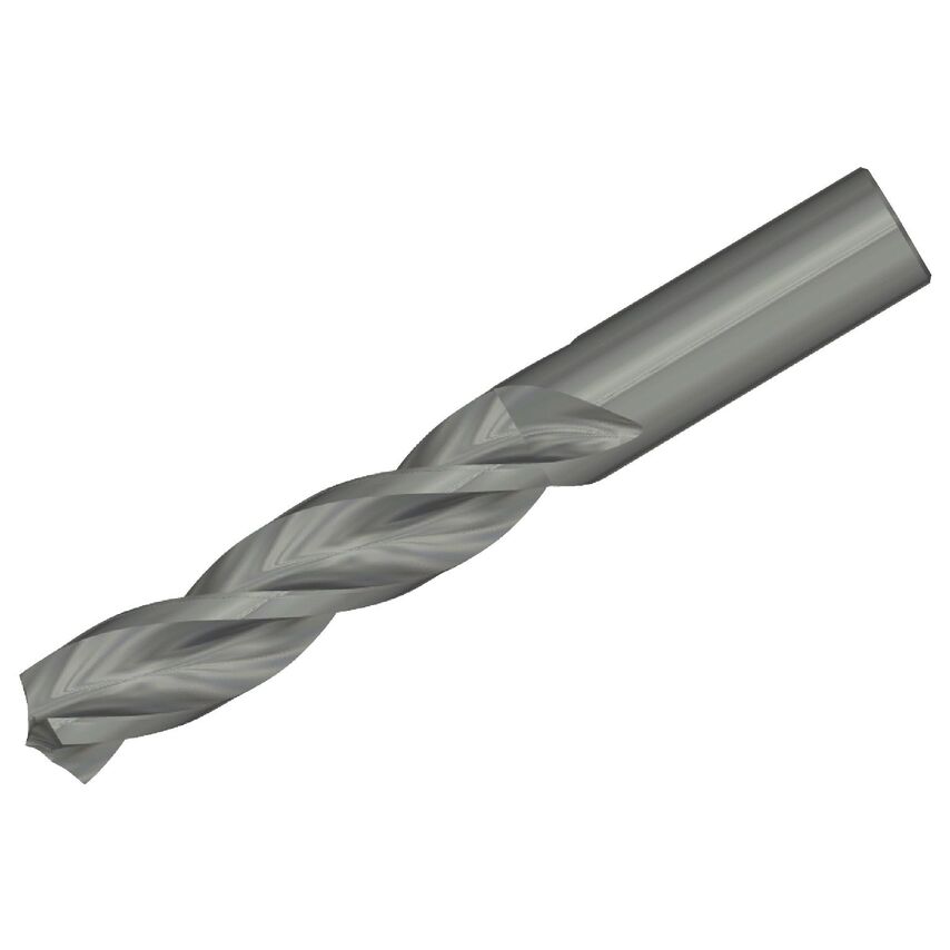 B105A06350 Solid Carbide Drill TF 6, 35MM/.2500/5XD