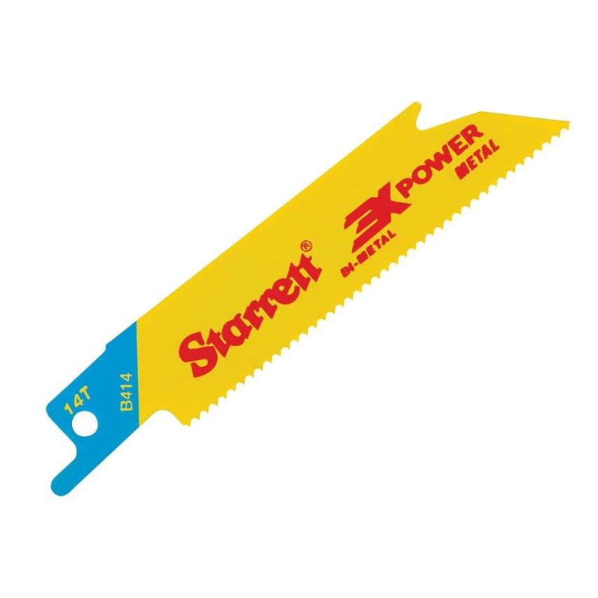 B414-5 Bi-Metal Reciprocating Blade, Metal Straight 100mm 14 TPI (Pack 5) STRB4145