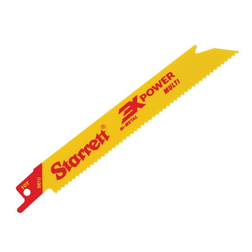 B6105-5 Bi-Metal Reciprocating Blade, Straight 152mm 10 TPI (Pack 5) STRB6105