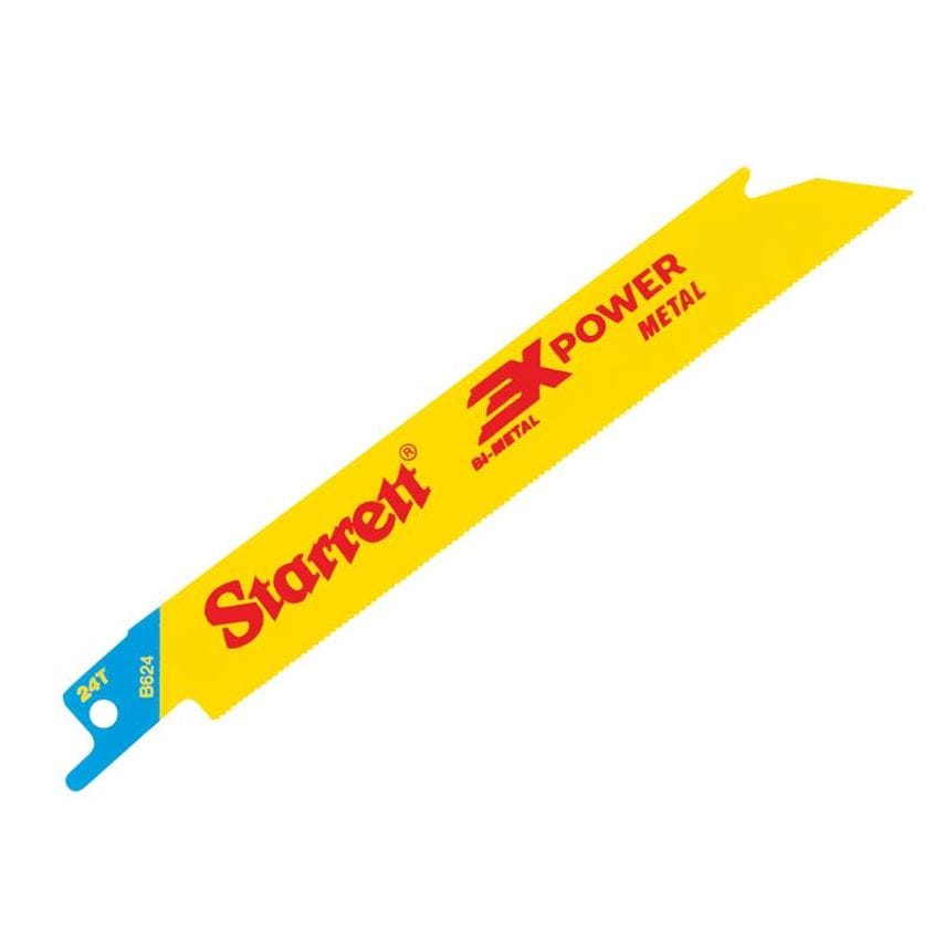 B624-5 Bi-Metal Reciprocating Blade, Metal Straight 152mm 24 TPI (Pack 5) STRB6245
