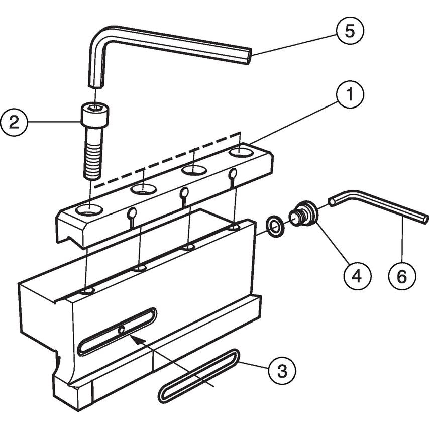 BA-LGC2525-25M Tool Block