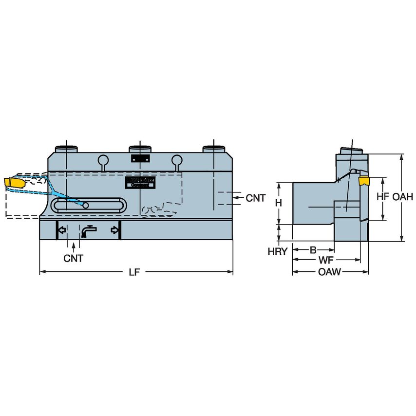 BA-RGC2525-25M Tool Block