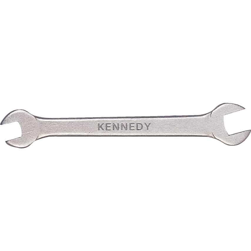BA Open Ended Spanner, Double End, Chrome Vanadium Steel, 0BA x 2BA