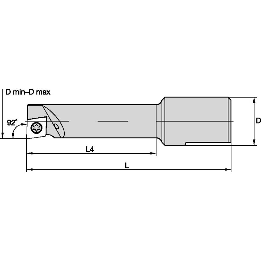 BB1025CC06 Boring Bar D. 10MM, L25MM CC06