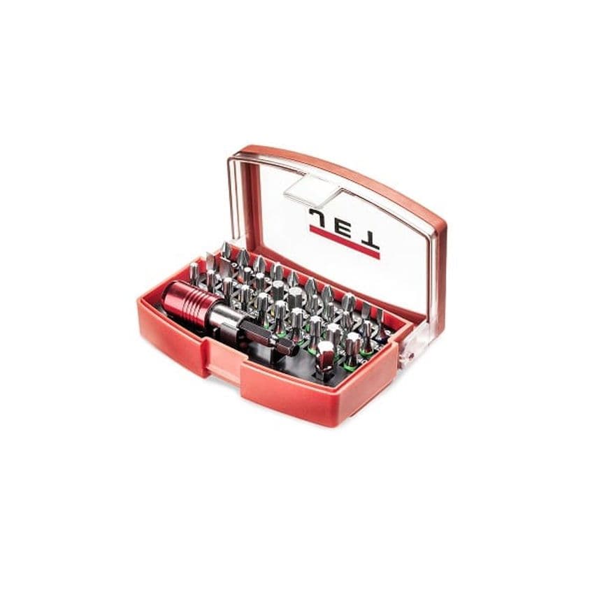 BC32D 1/4" Bit Set, TORX Without Holes, 32 Pieces