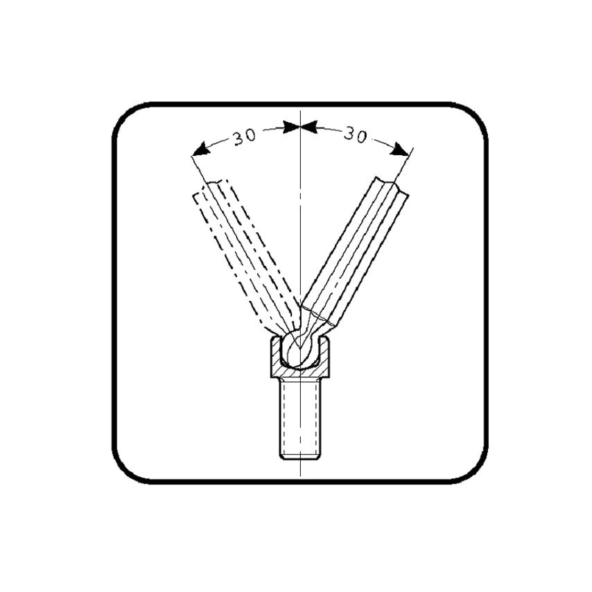 BE-9770 Metric Long Ball End Hex L-Key Set, 9 Piece BAH9770