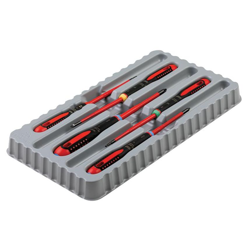 BE-9872SL ERGO VDE Insulated Screwdriver Set, 5 Piece BAH9872SL