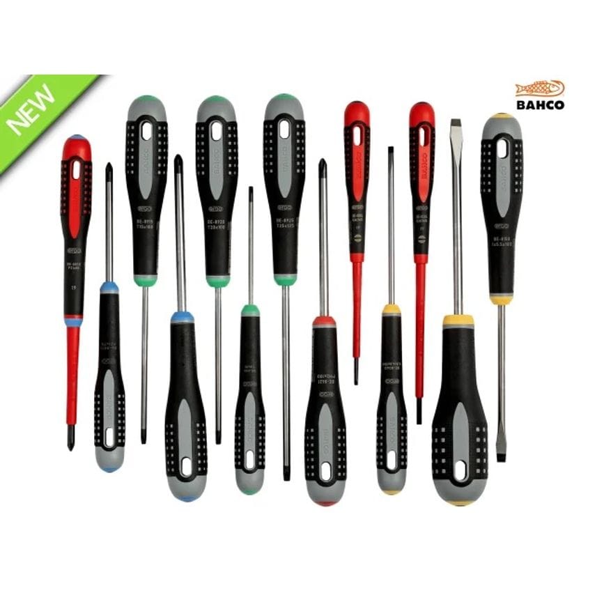 BE-9875 Ergo Screwdriver Set, 13 Piece