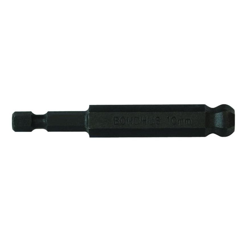 BH10MM Ball End Hex Power Bit, 10MM, 10876