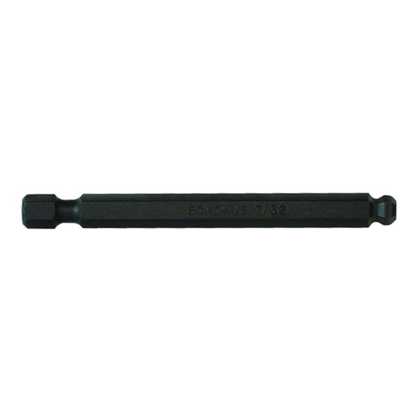 BH7/32" Ball End Hex Power Bit, 7/32", 10811