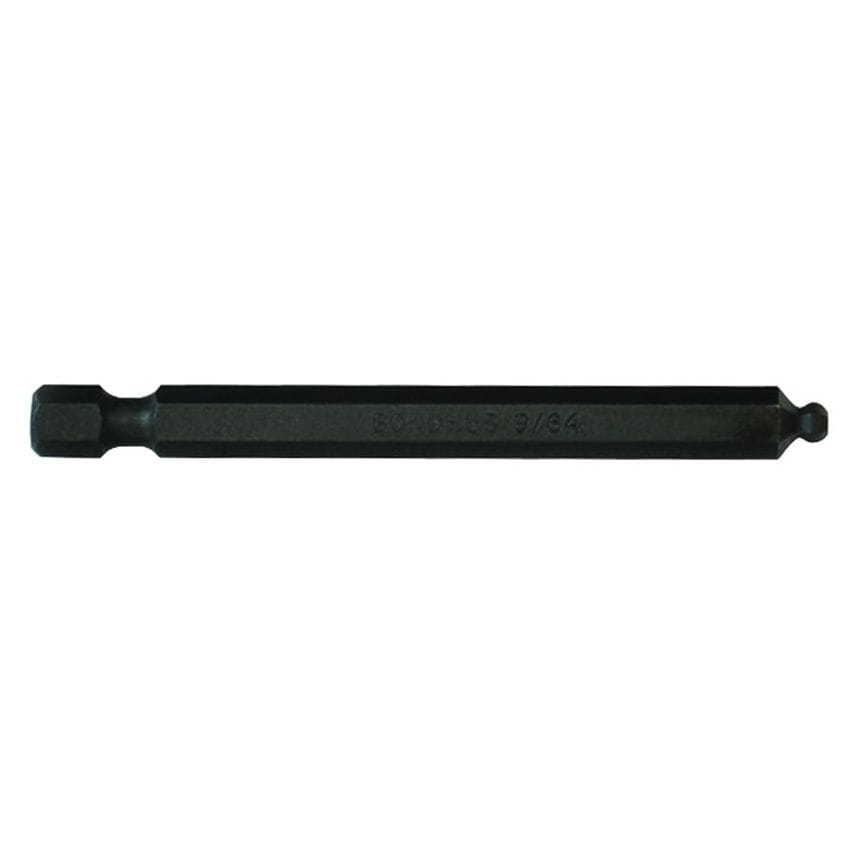BH9/64" Ball End Hex Power Bit, 9/64", 10808
