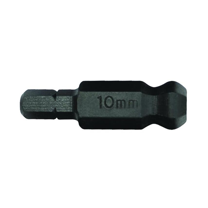 BI10MM Ball End Hex Insert Bit, 10MM, 11076