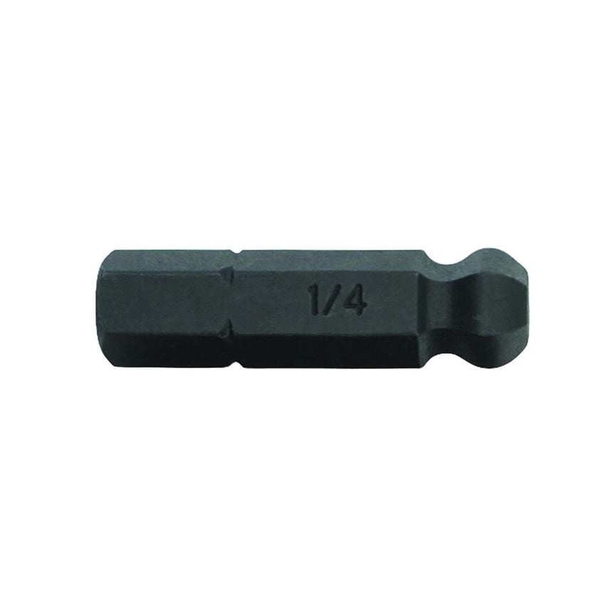 BI1/4" Ball End Hex Insert Bit, 1/4" , 11012