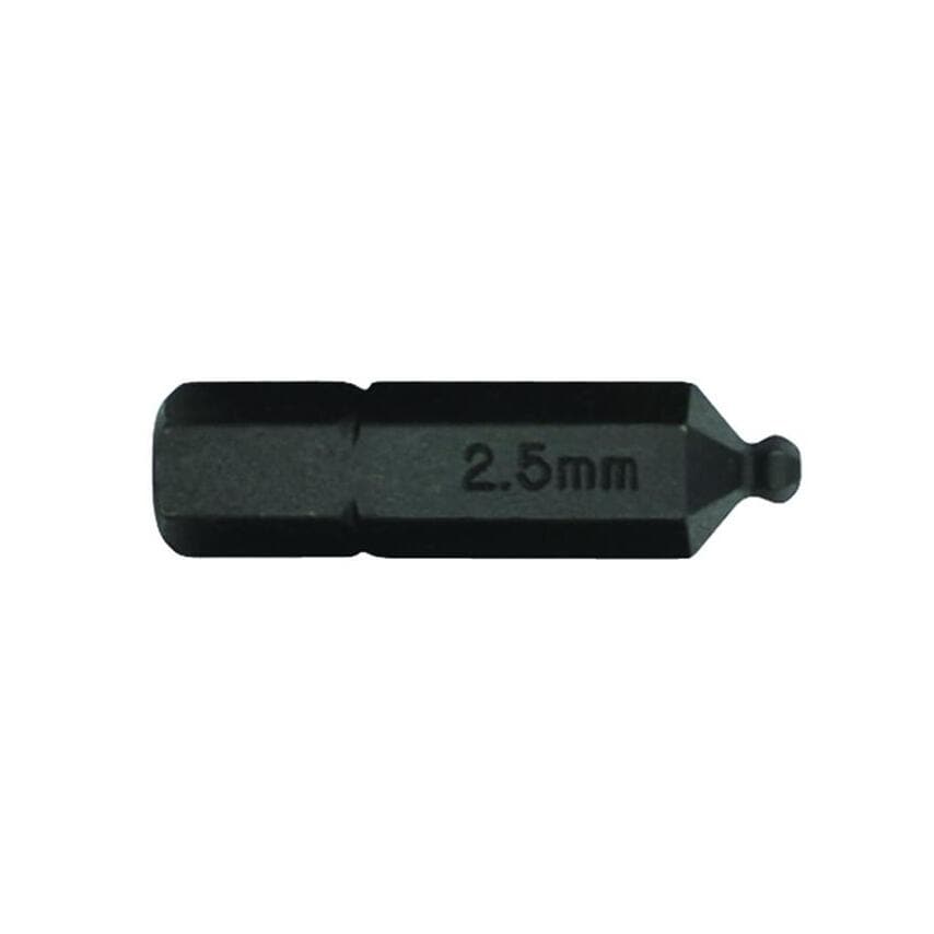 BI2.5MM Ball End Hex Insert Bit, 2.5MM, 11054