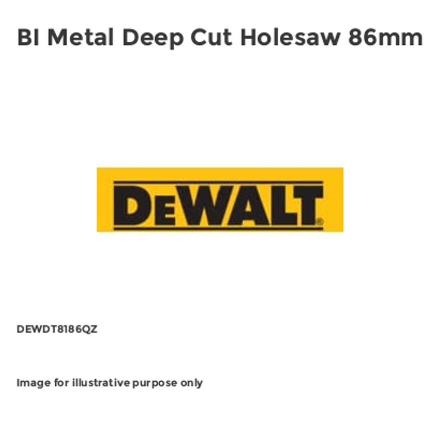 BI Metal Deep Cut Holesaw 86mm