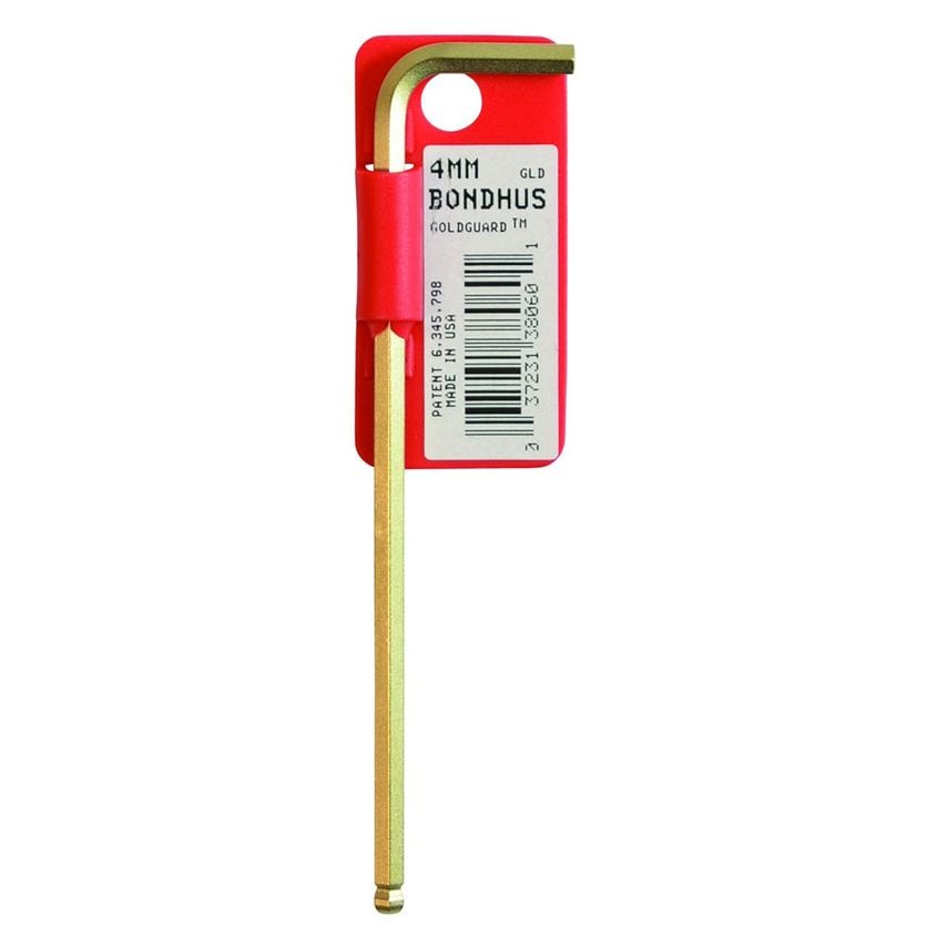 BL1.27G Gold Ballend Hex Key 1.27mm, 38049