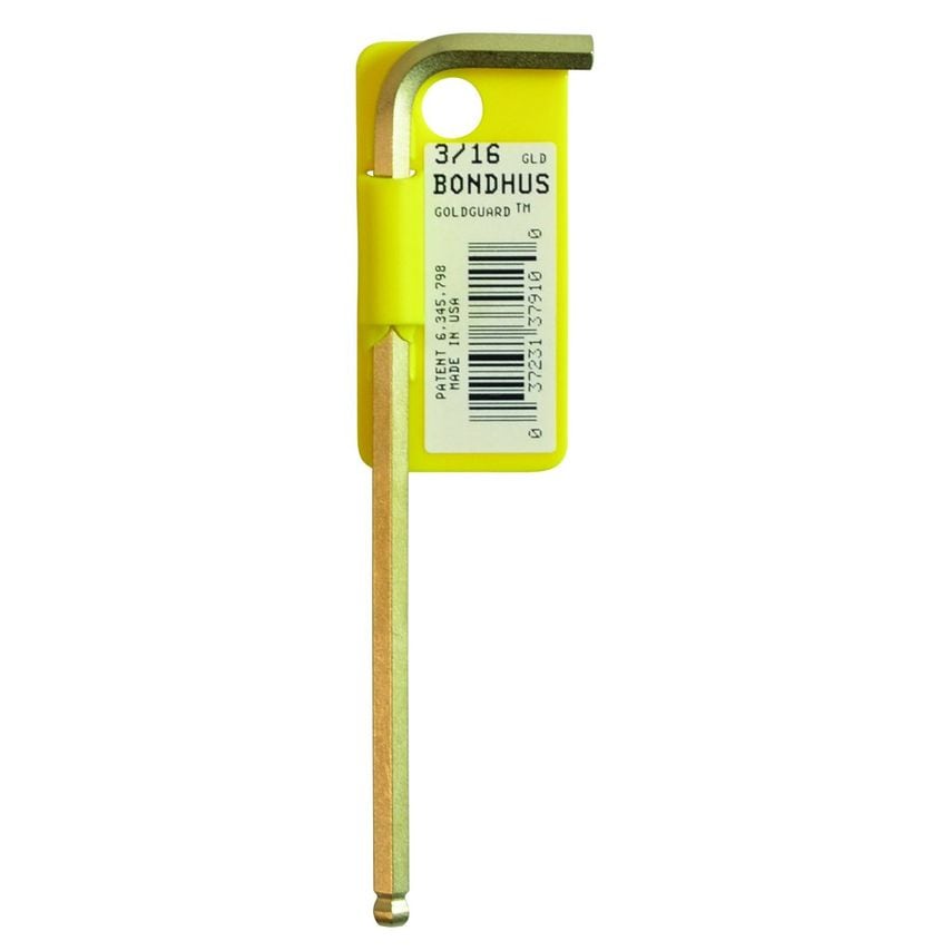 BL3/8g Gold Ballend Hex Key 3/8", 37914