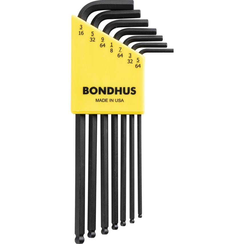 BLX7 Hexagon Ball End Key/L -WRENCH Set 5/64" - 3/16" (7 Piece)