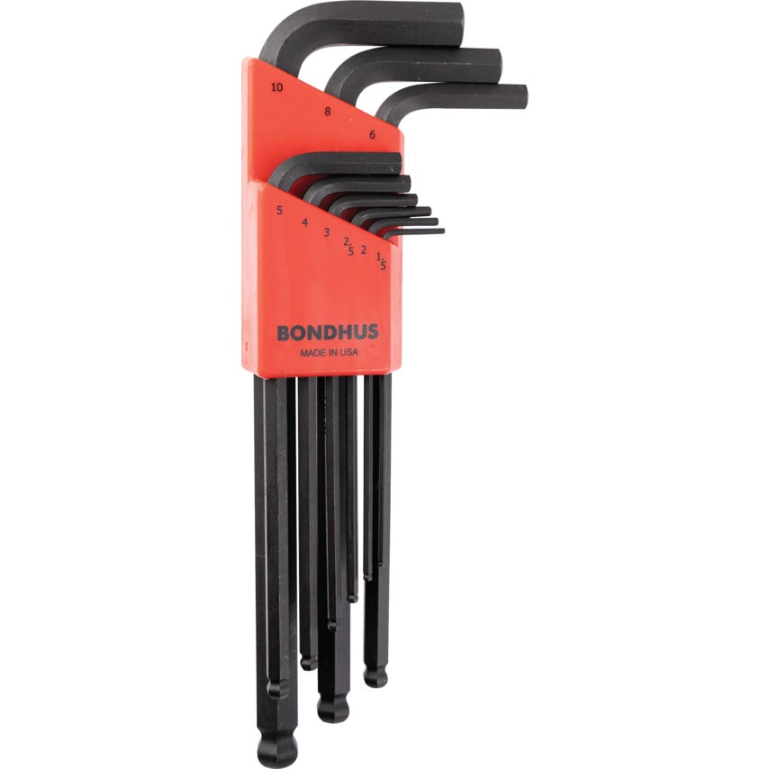 BLX9 Hexagon Ball End Key/L -WRENCH Set 1.5mm - 10mm (9 Piece)