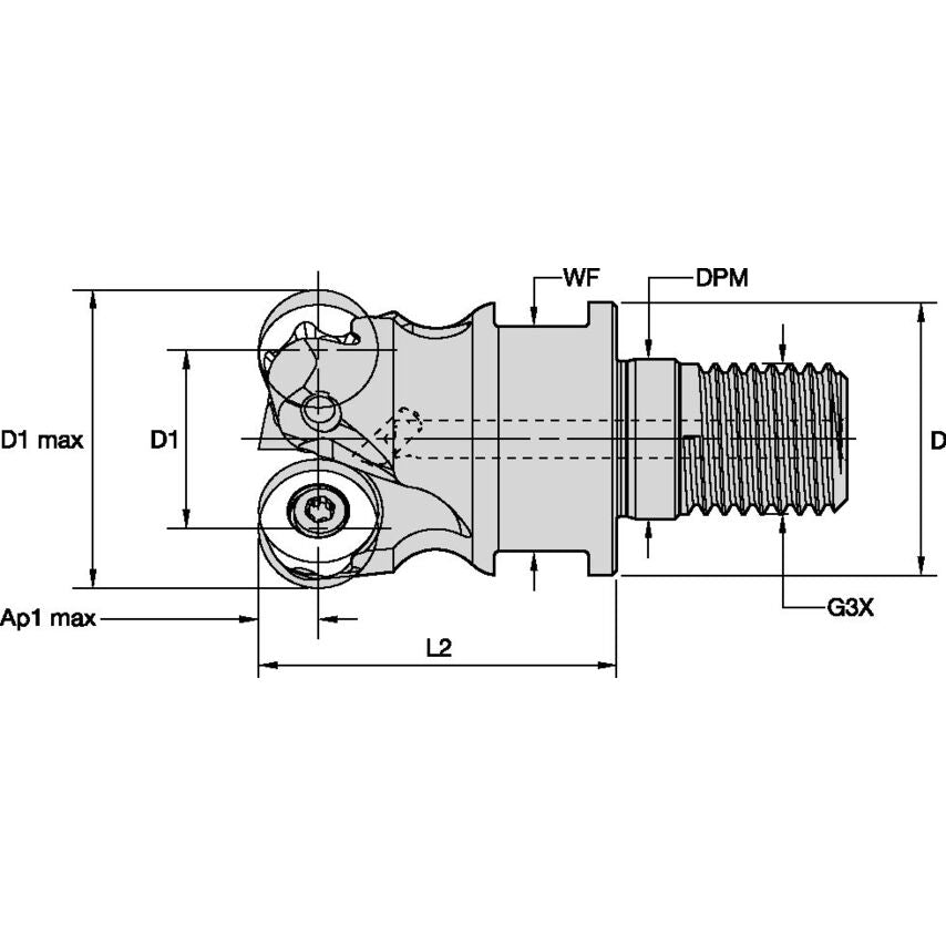 BMD150R1204M16L150 Daisy Screw-On D1.50 Z4 RP1204