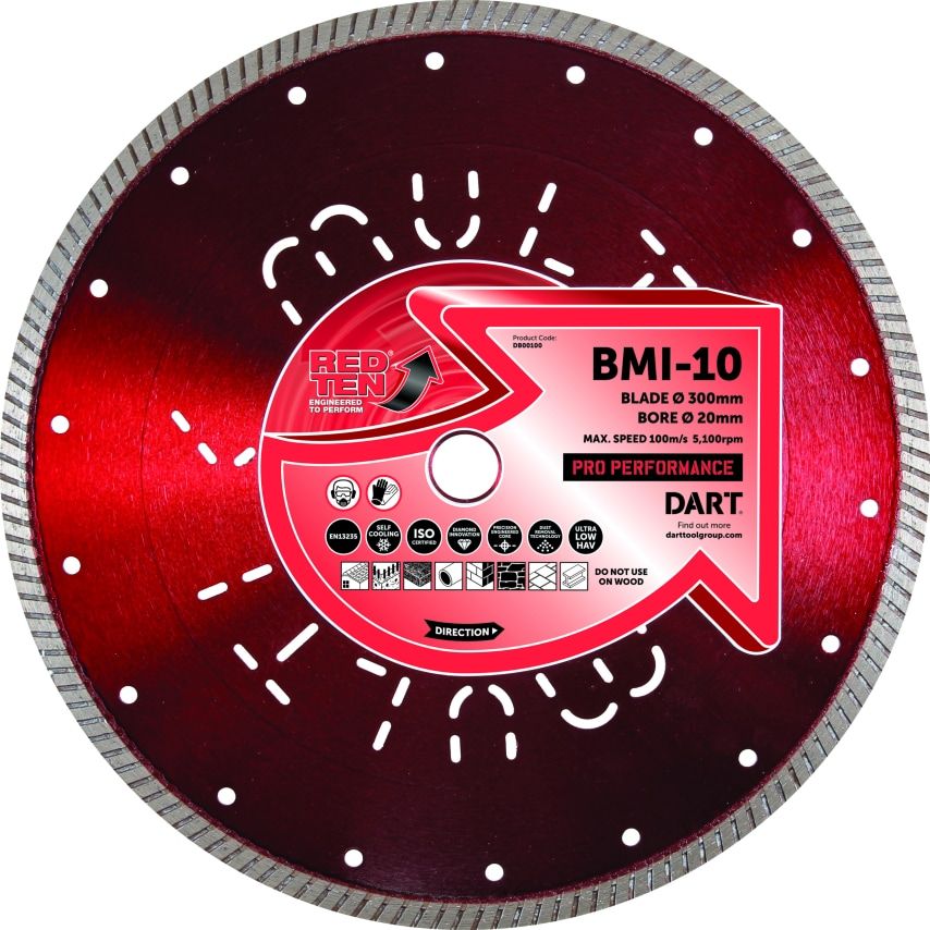 BMI-10 Pro Diamond Blade 350Dmm x 25.4B