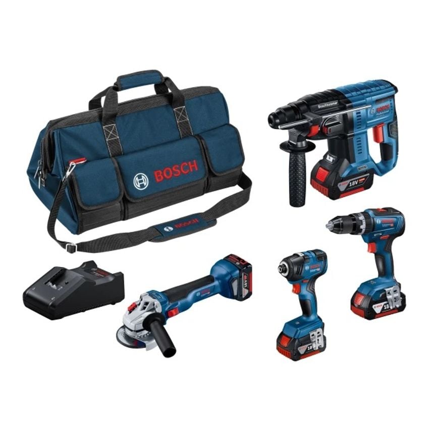 BSH615990M2B Professional 4 Piece Kit 18V 3 x 4.0Ah Li-ion