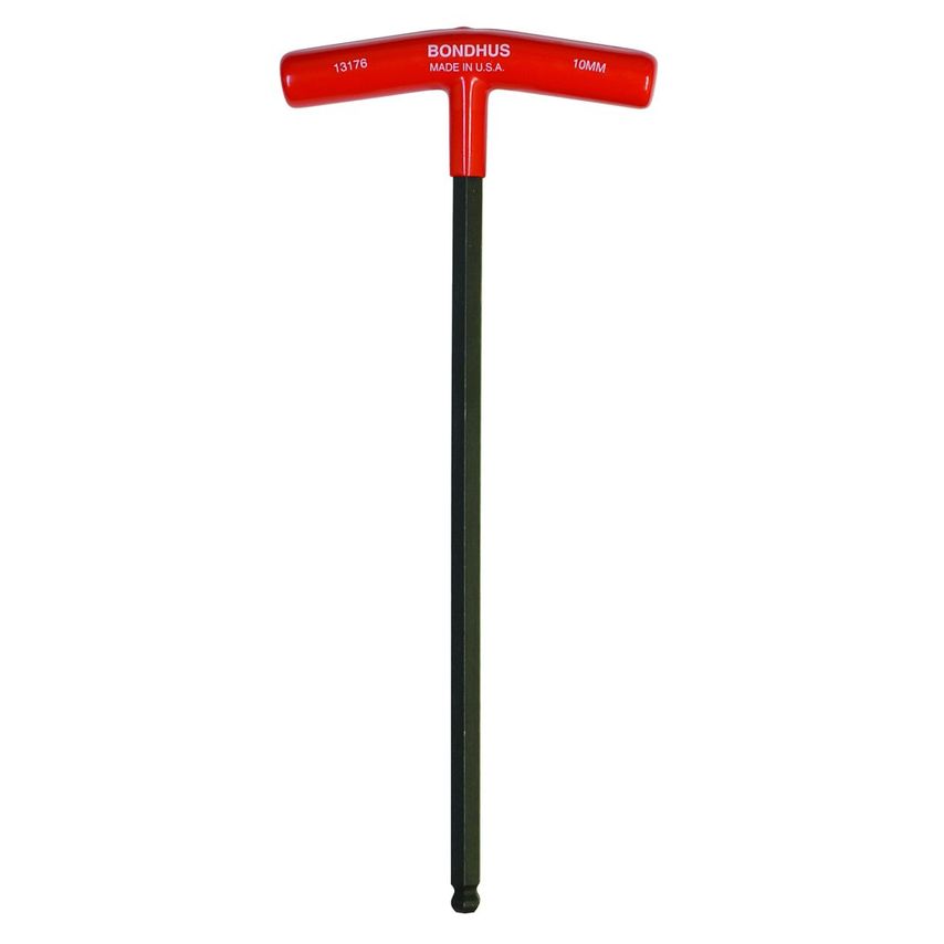 BT10mm T-Handle Ball Driver Hex, 10mm, 13176