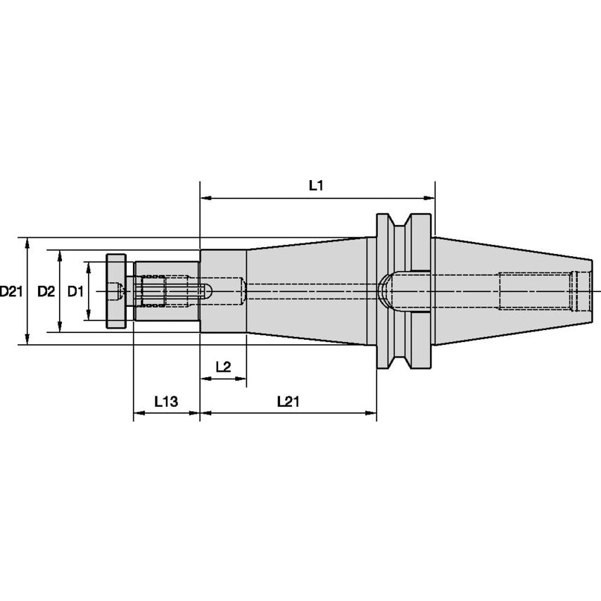 BT40SA125400 V Flange Tooling-Toolholders