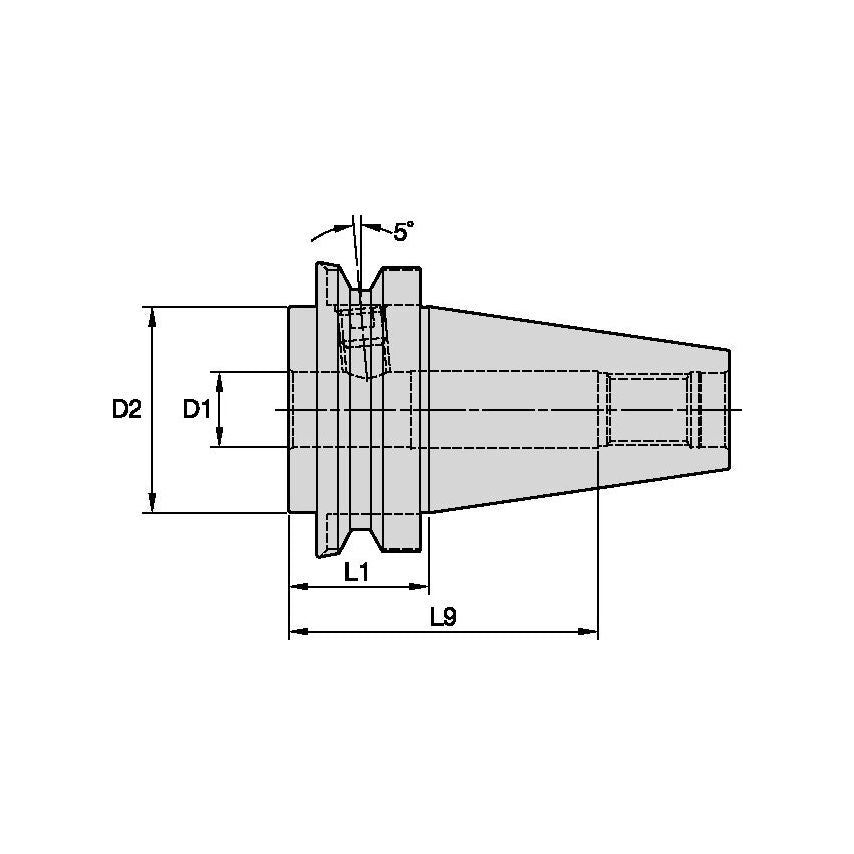 BT50TA1187 Tap Shank Adapter