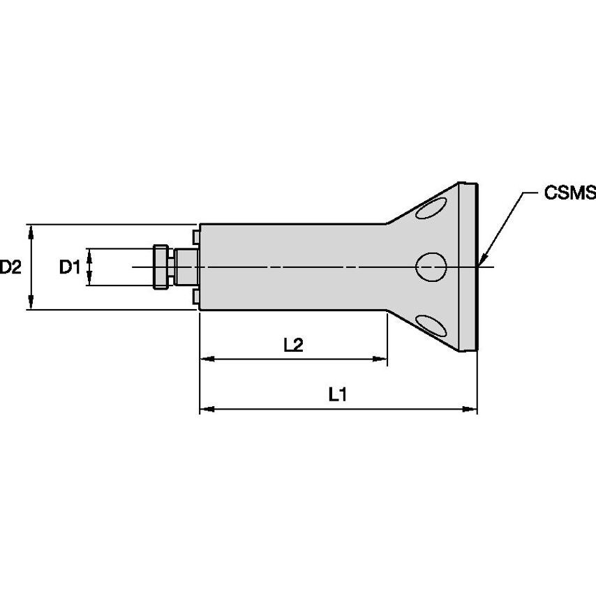 BTF46SMC125526 BTF46 Shell Mill Adaptor SMC125