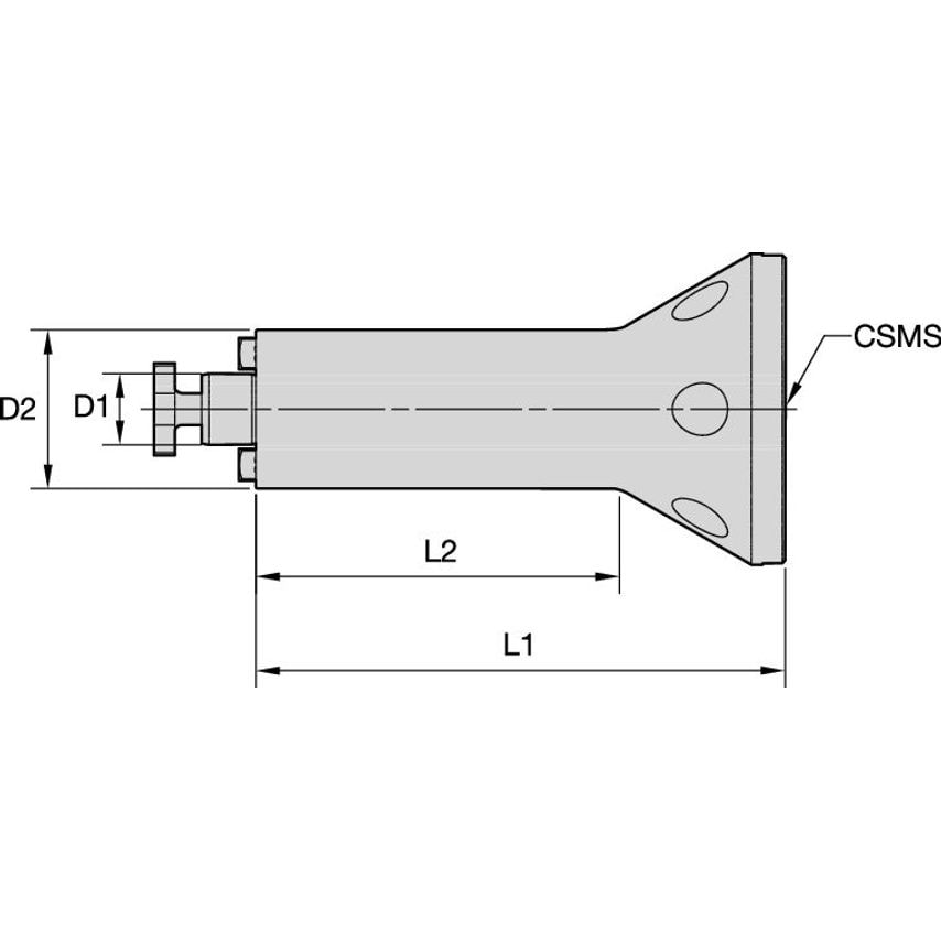 BTF46SMC32150M BTF46 Shell Mill Adaptor SMC32 L