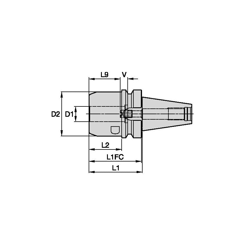 BTKV40HCTHT125323 BTKV40 HydroForce 1-1/4 x 3.1