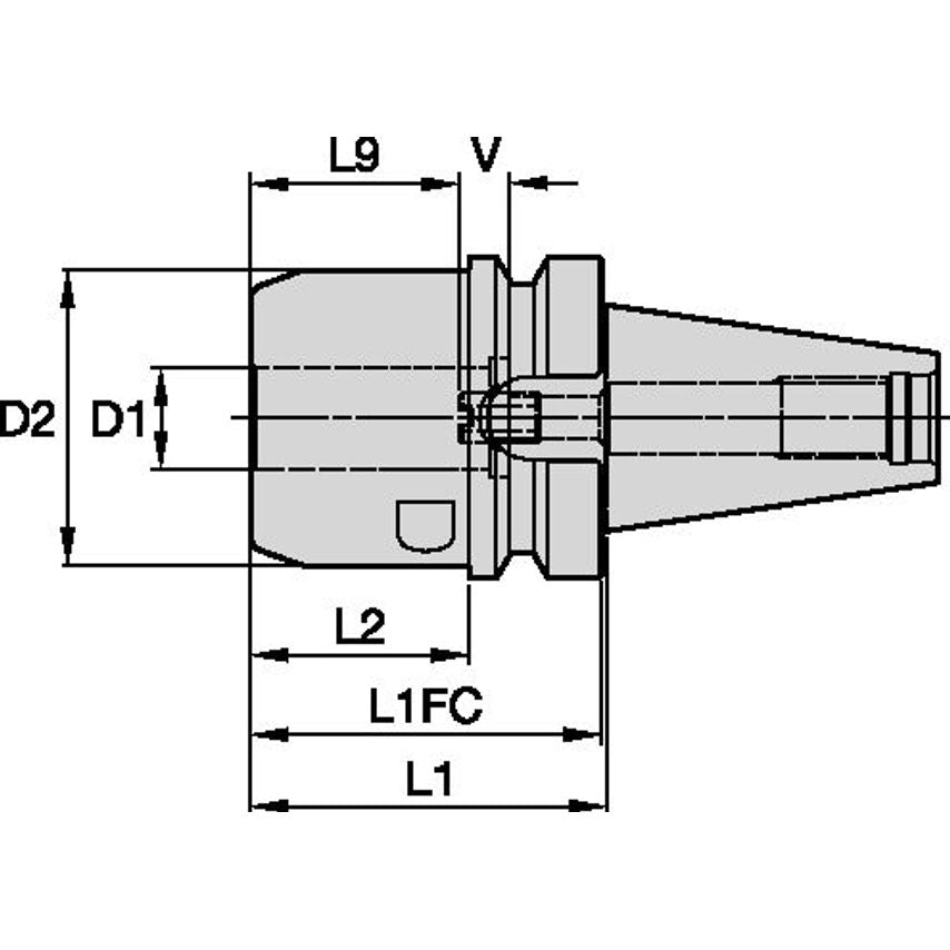 BTKV40HCTHT20070m BTKV40 HydroForce 20 x 70mm