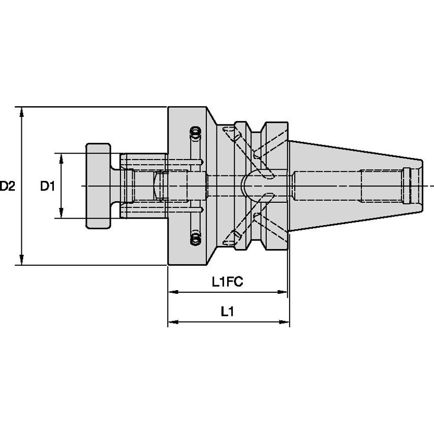 BTKV50BSMC32045m Shell Mill 32mm Coolant - BTKV 50